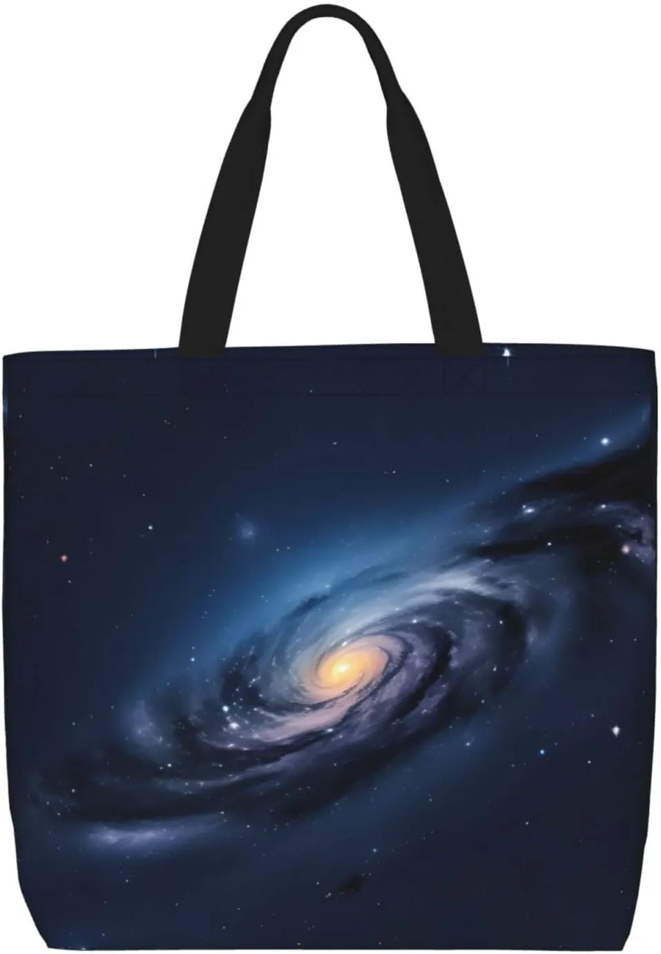 Universe Milky Way Galaxy Print Casual Shoulder Bag Handbag Outdoors Holiday Weekender Travel Shopping