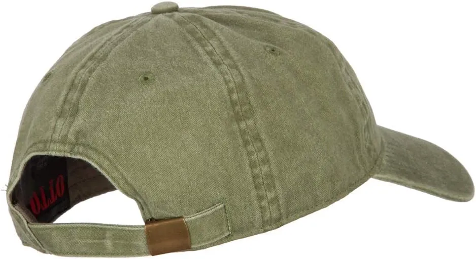 USN Veteran Military Embroidered Washed Cotton Twill Cap