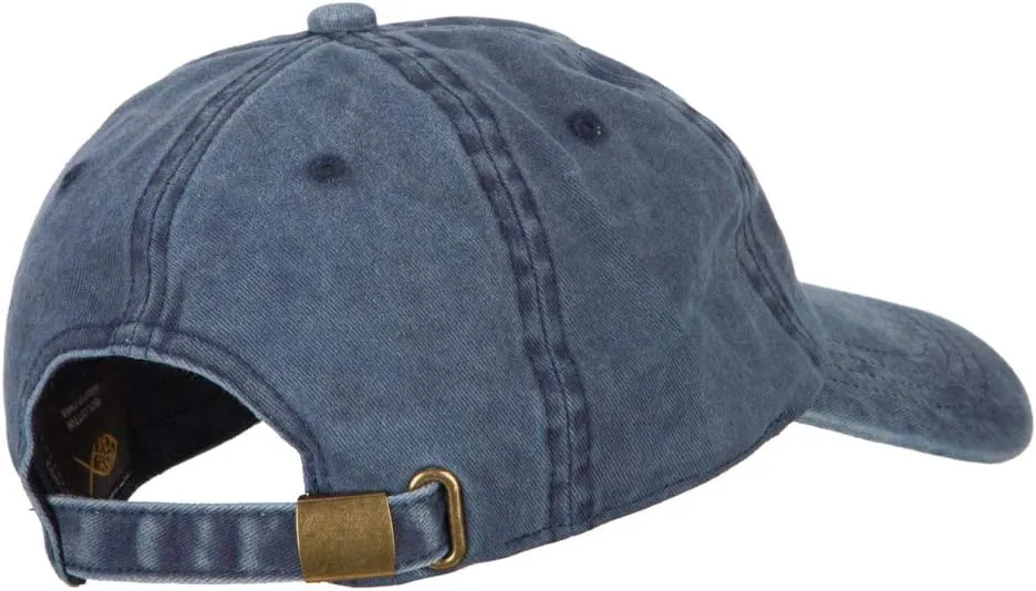 USN Veteran Military Embroidered Washed Cotton Twill Cap