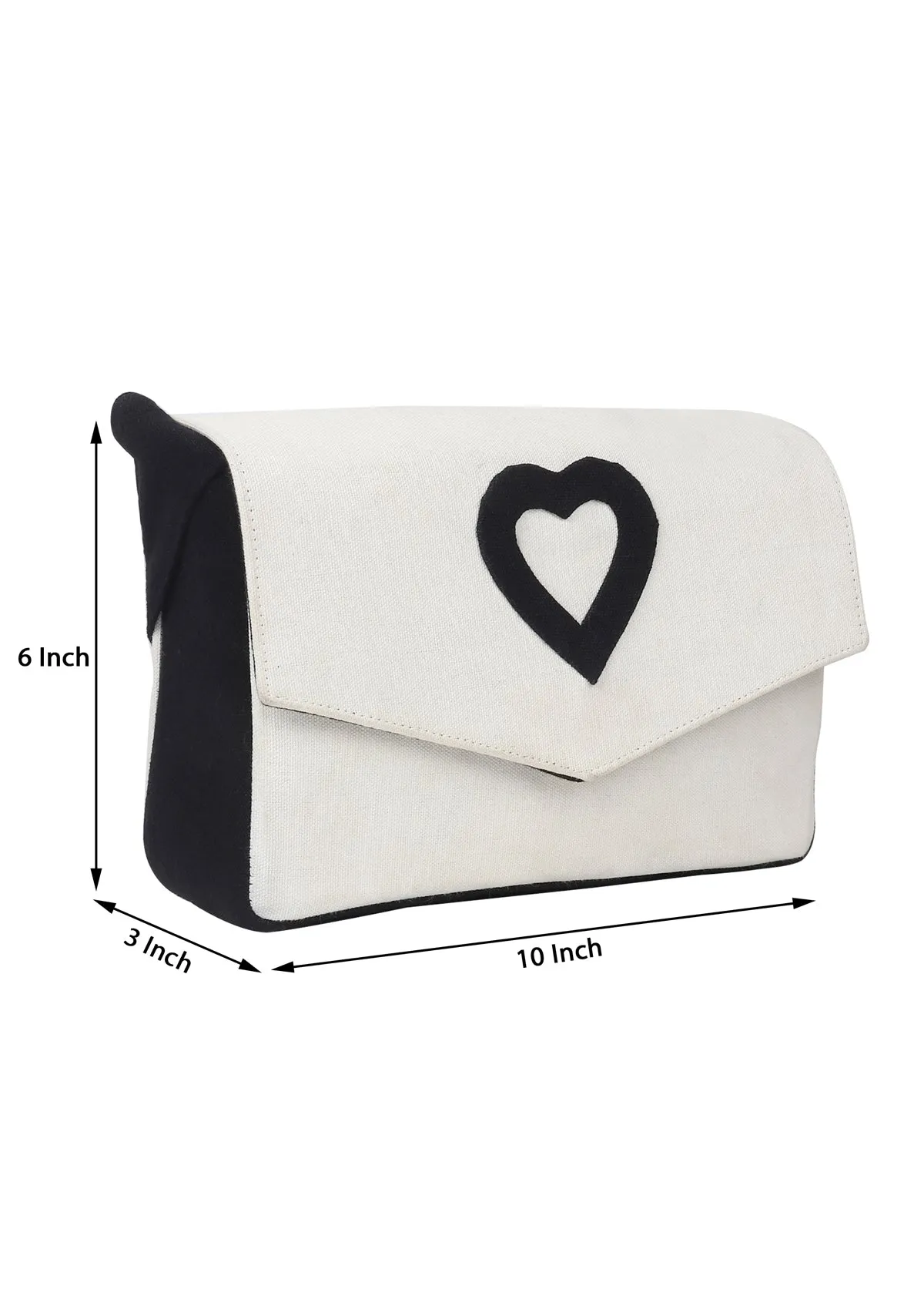 VALENTINE CLUTCH BLACK
