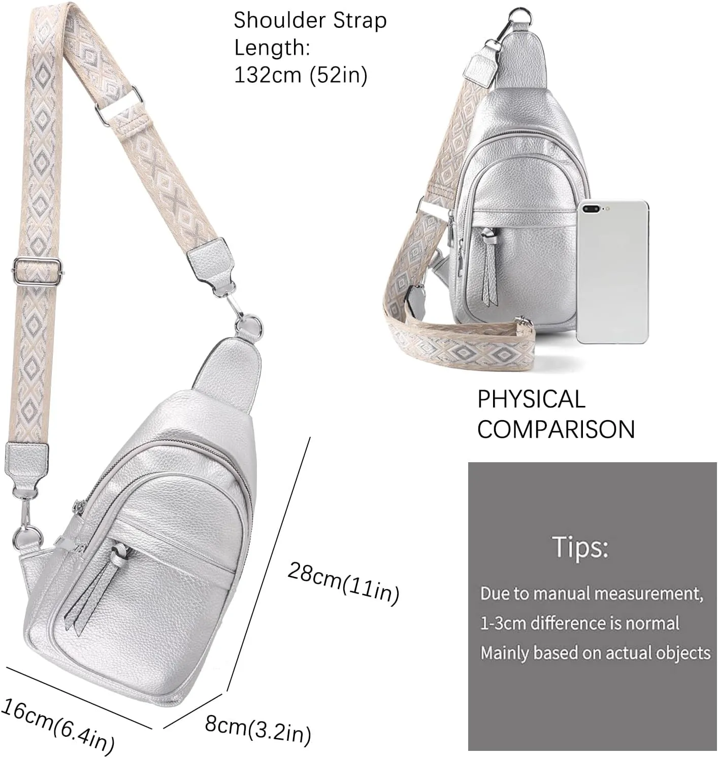 Vegan Leather Fanny Pack Crossbody Bags for Women Chest Bag for Work Shopping Shoulder Tote Blet Bags Backpack