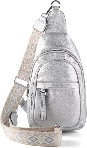 Vegan Leather Fanny Pack Crossbody Bags for Women Chest Bag for Work Shopping Shoulder Tote Blet Bags Backpack
