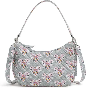 Vera Bradley Women's Cotton Frannie Crescent Crossbody Purse