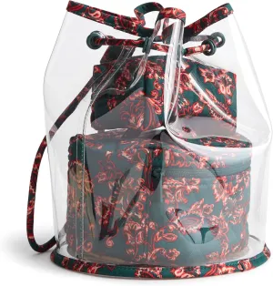 Vera Bradley Women's Premium Cotton 3 Pc. Cosmetic Set Makeup Bag