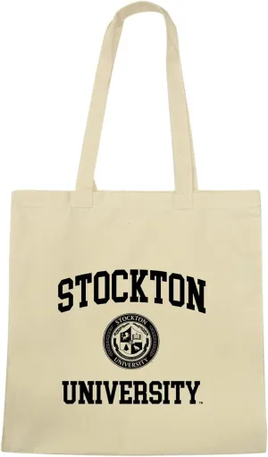 W Republic 1102-711-NAT Stockton University Ospreys Institutional Seal Tote Bags, Natural - One Size
