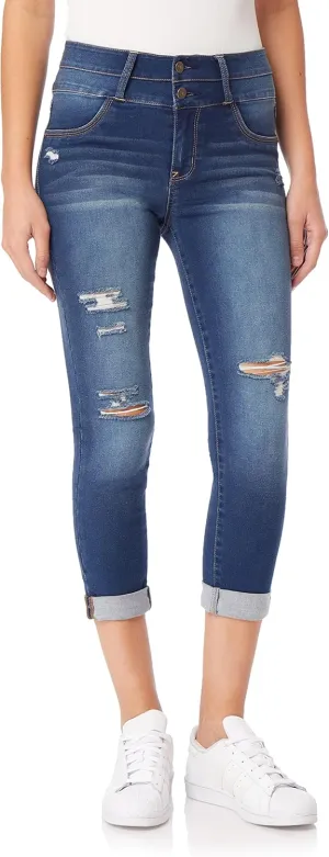 WallFlower Women's Sassy Crop High-Rise Insta Soft Juniors (Standard and Plus)