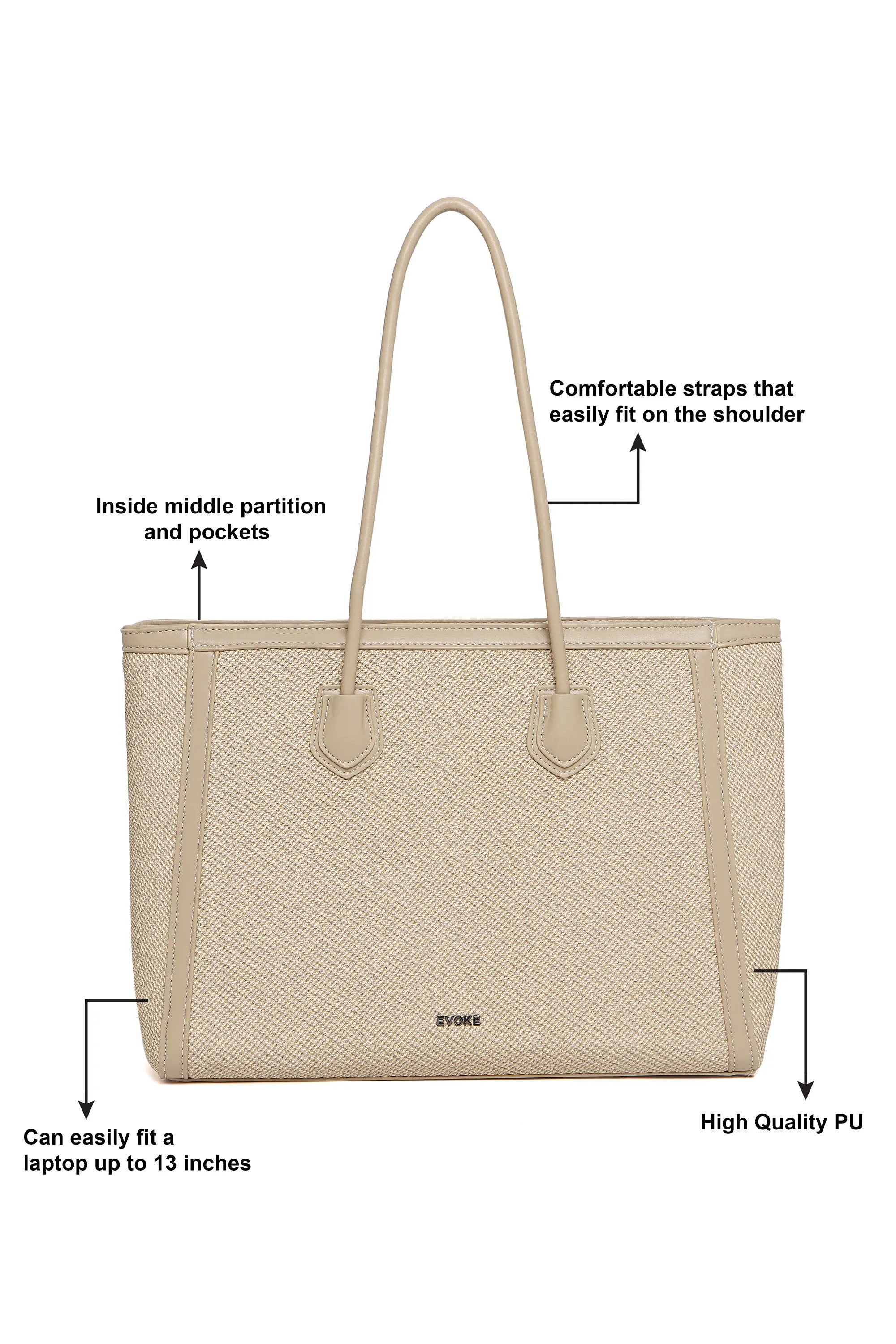 WANDER TOTE 235 CARAMEL BROWN COFFE