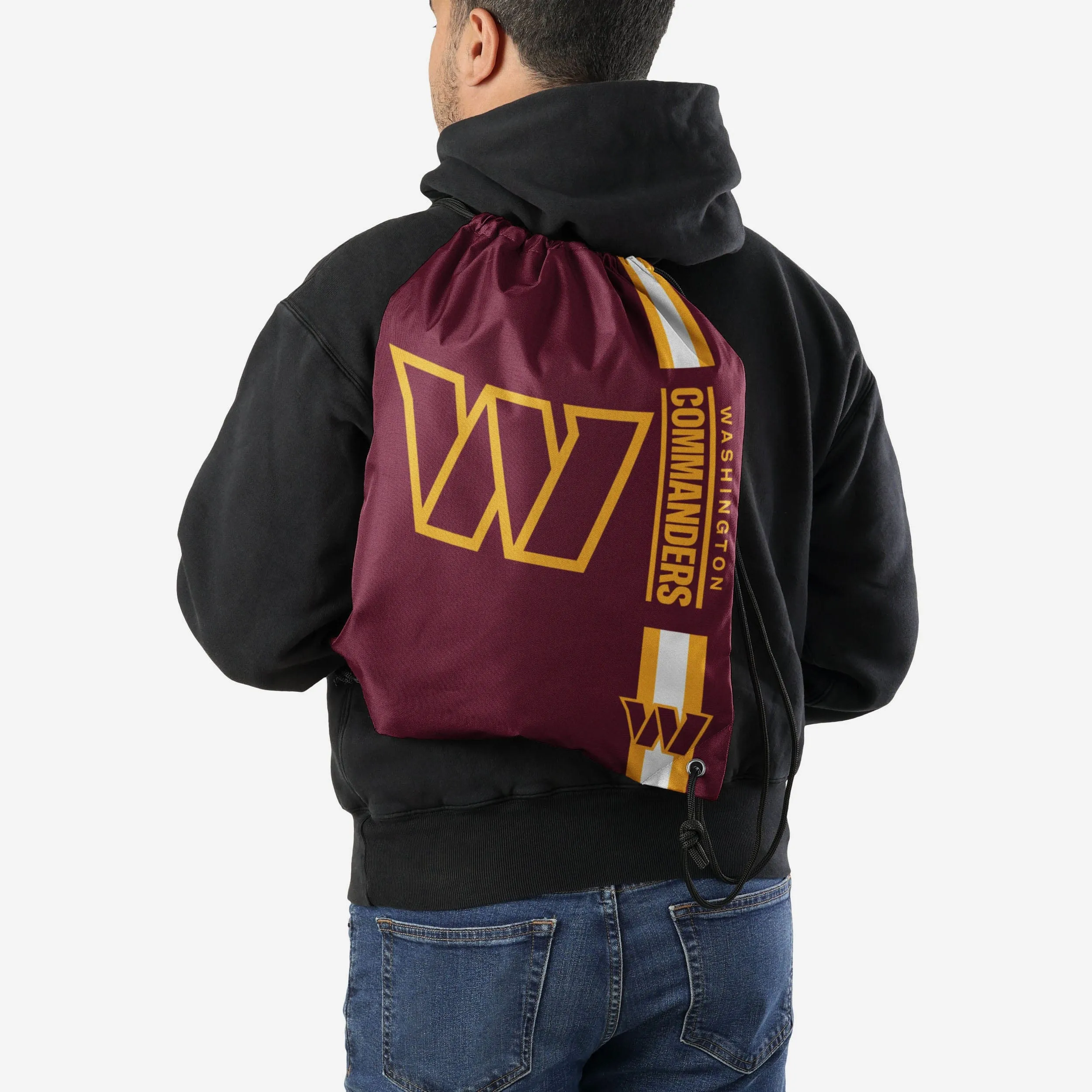 Washington Commanders Original Big Logo Drawstring Backpack