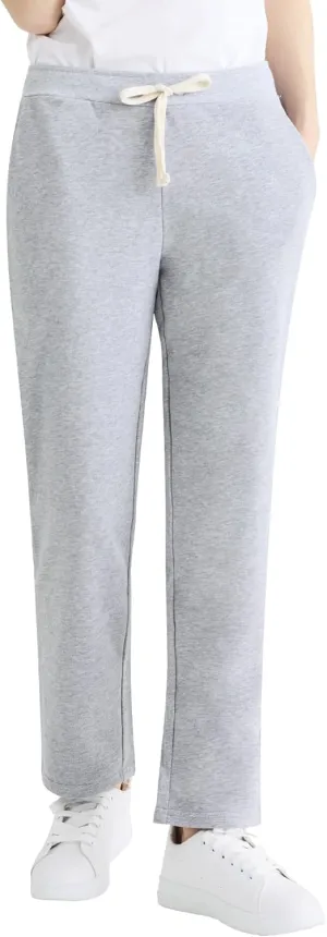 Weintee Women's Petite Cotton Sweatpants with Pockets