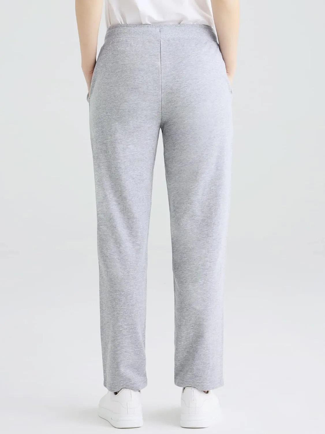Weintee Women's Petite Cotton Sweatpants with Pockets