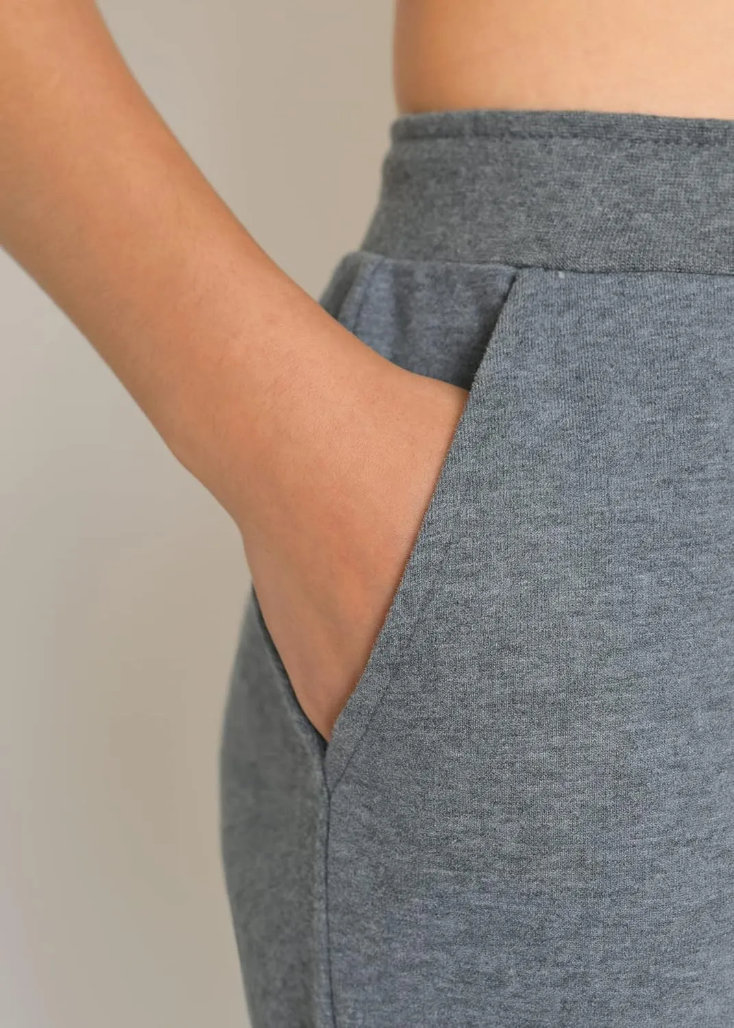 Weintee Women's Petite Cotton Sweatpants with Pockets