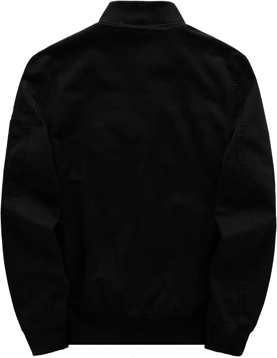 WenVen Men's Lightweight Cotton Flight Bomber Jacket Casual Military Windbreaker