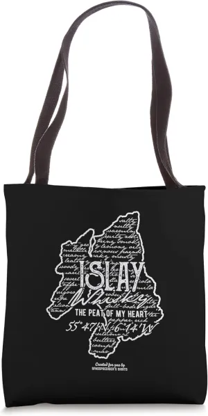 Whisky Design Coastline of Islay Island Famous for Whisky Tote Bag