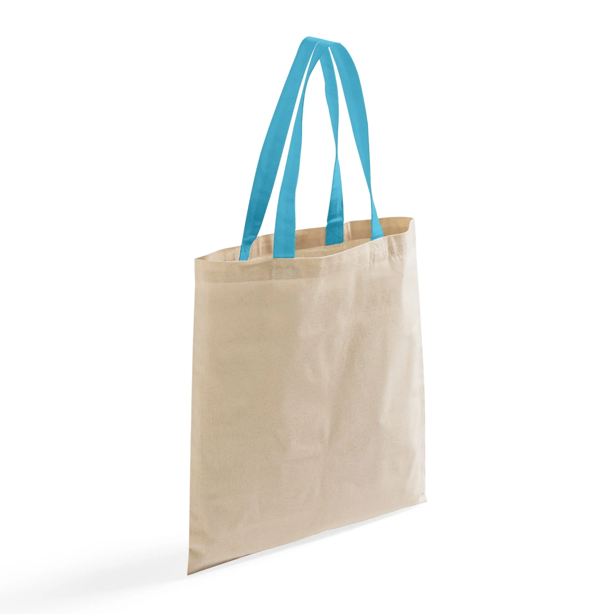 Wholesale Tote Bags With Color Handles 100% Cotton - TB160