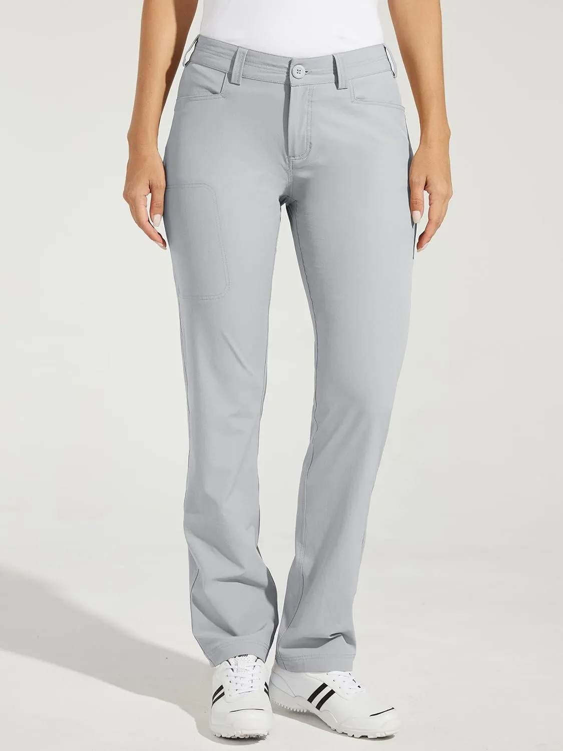Willit Women's Golf Pants Hiking Pants Quick Dry Lightweight Outdoor Casual Pants with Pockets Water Resistant