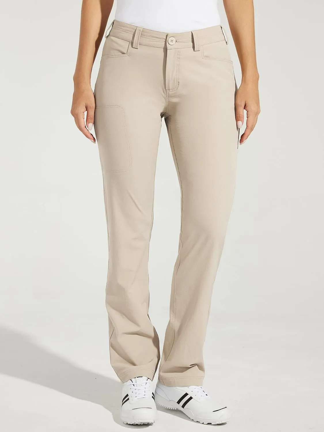 Willit Women's Golf Pants Hiking Pants Quick Dry Lightweight Outdoor Casual Pants with Pockets Water Resistant