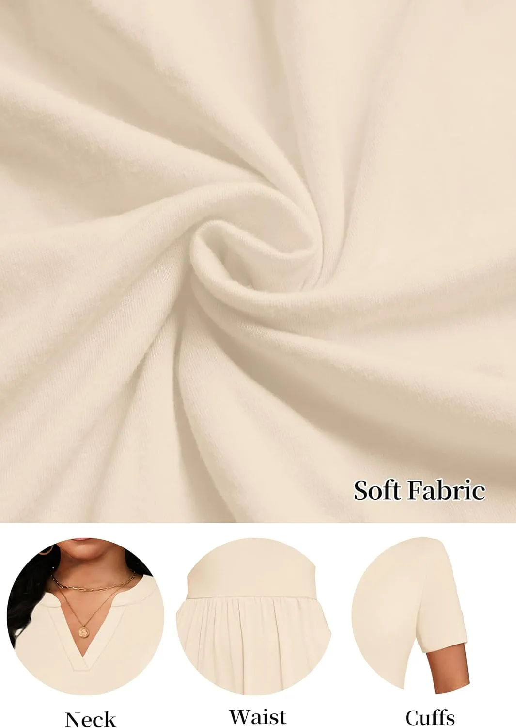 Women 2025 Casual Loose Maxi Dress with Pockets V Neck Short Sleeve Tiered Long Summer Beach Swing Dresses