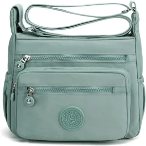 Women Shoulder Handbag Roomy Multiple Pockets Bag Ladies Crossbody Purse Tote Top Handle Satchel
