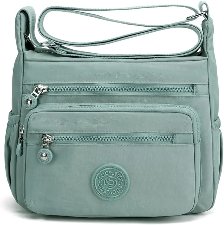 Women Shoulder Handbag Roomy Multiple Pockets Bag Ladies Crossbody Purse Tote Top Handle Satchel
