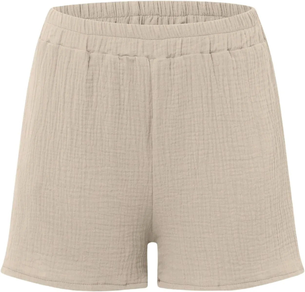 Womens Casual Fashion Cotton for Women Summer Straight Leg Casual Pants High Waist Solid Color Sports Loose Shorts