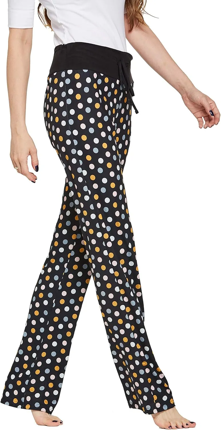 Womens Casual Stretch Cotton Pajama Pants Simple Lounge Pants