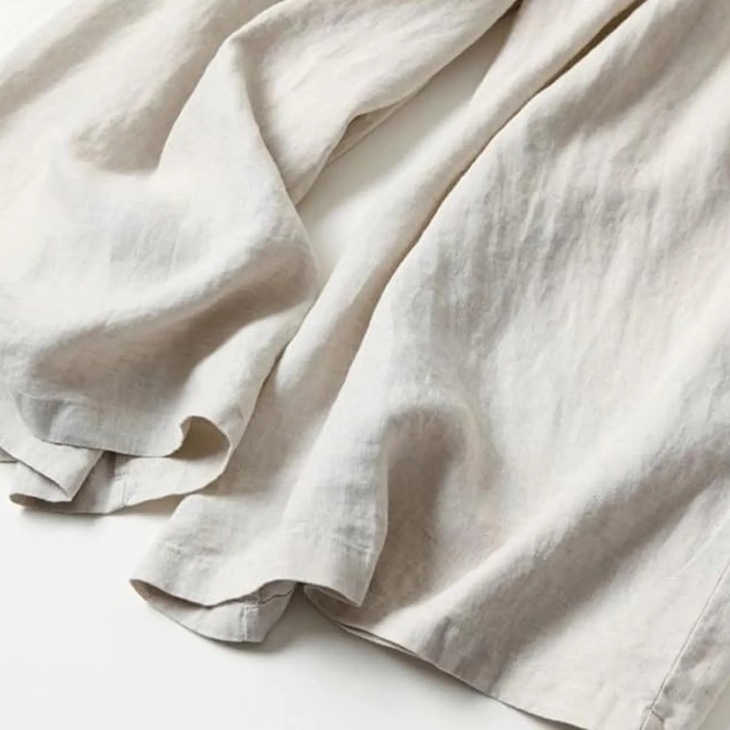 Womens Cotton Linen Palazzo Pants Casual High Elastic Waist Wide Leg Pants Summer Comfortable Flowy Pant