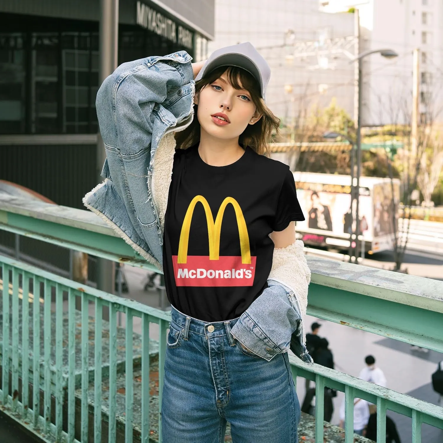 Women's Logo Cotton T-Shirt Short Sleeve Tshirt for Women Female Round Neck Tee Shirts Merch Work Uniform Tops
