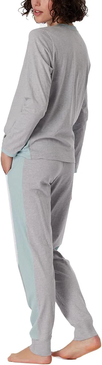 Women's Long Cotton Pyjamas - Nightwear Set