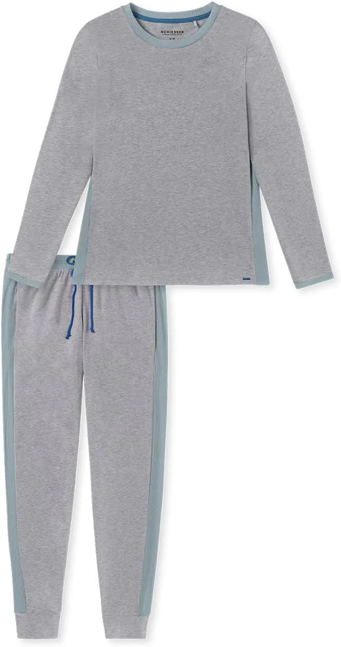 Women's Long Cotton Pyjamas - Nightwear Set