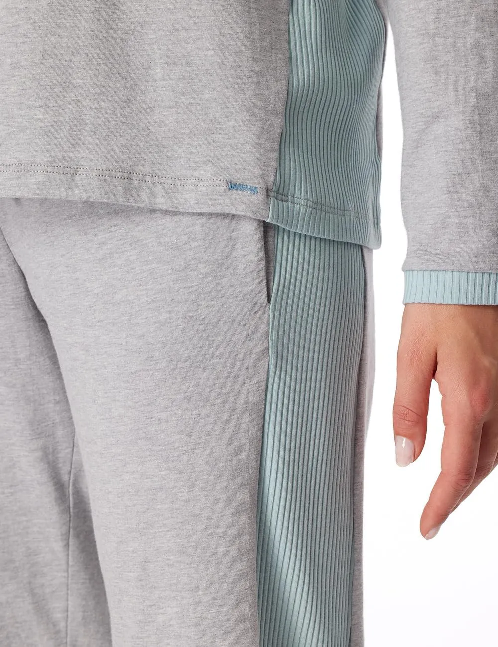 Women's Long Cotton Pyjamas - Nightwear Set