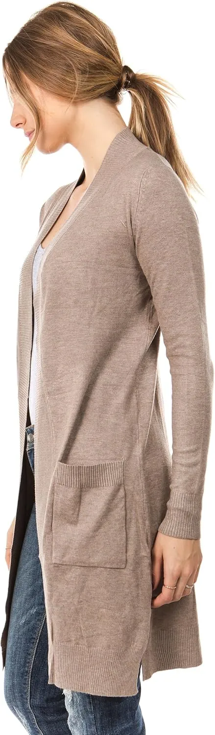 Women's Long Sleeve Sweater Duster Cardigan