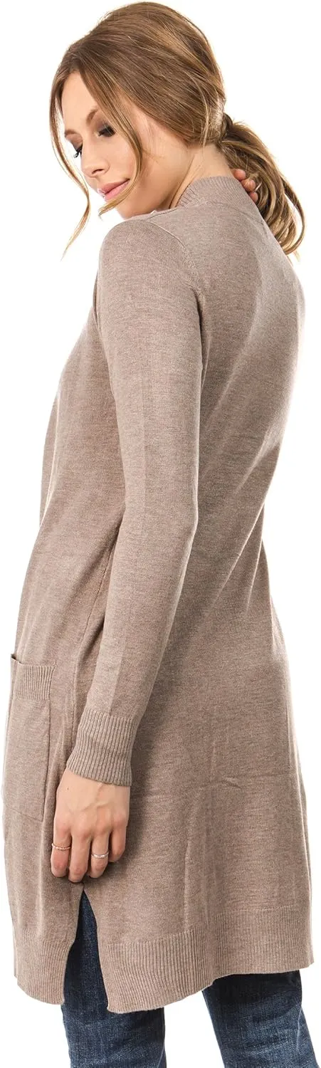 Women's Long Sleeve Sweater Duster Cardigan