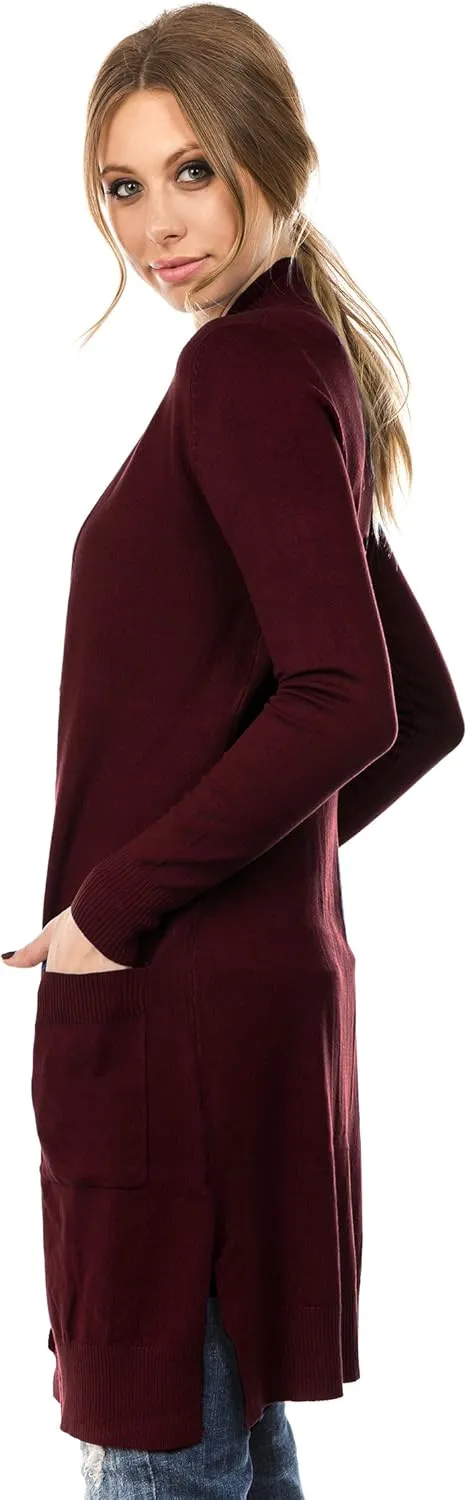 Women's Long Sleeve Sweater Duster Cardigan