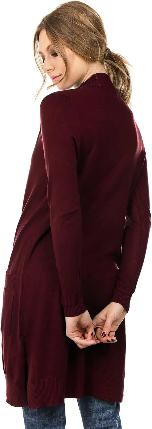 Women's Long Sleeve Sweater Duster Cardigan