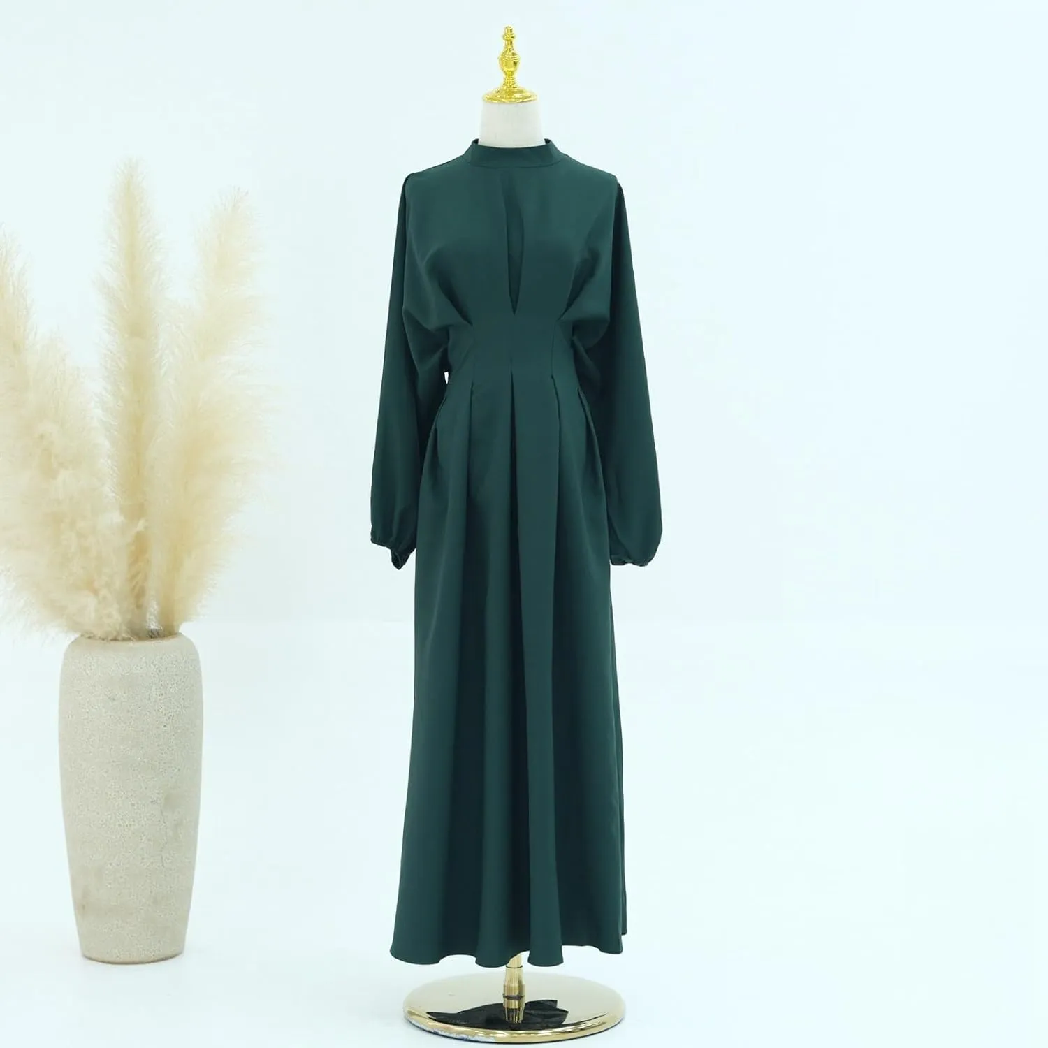 Women's Muslim Dress Islamic Prayer Abaya Modest Solid Color Muslim Outfits Ramadan Prayer Garment Turkey Robe