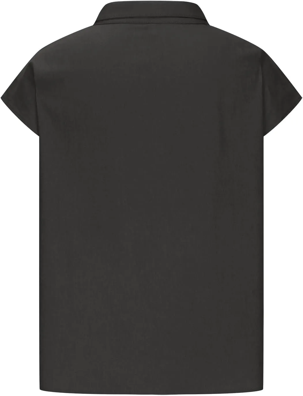 Womens Tshirts Cotton Linen High Neck Cap Sleeve Shirt Summer Fashion Casual Cotton Linen Blouses Trendy Tops