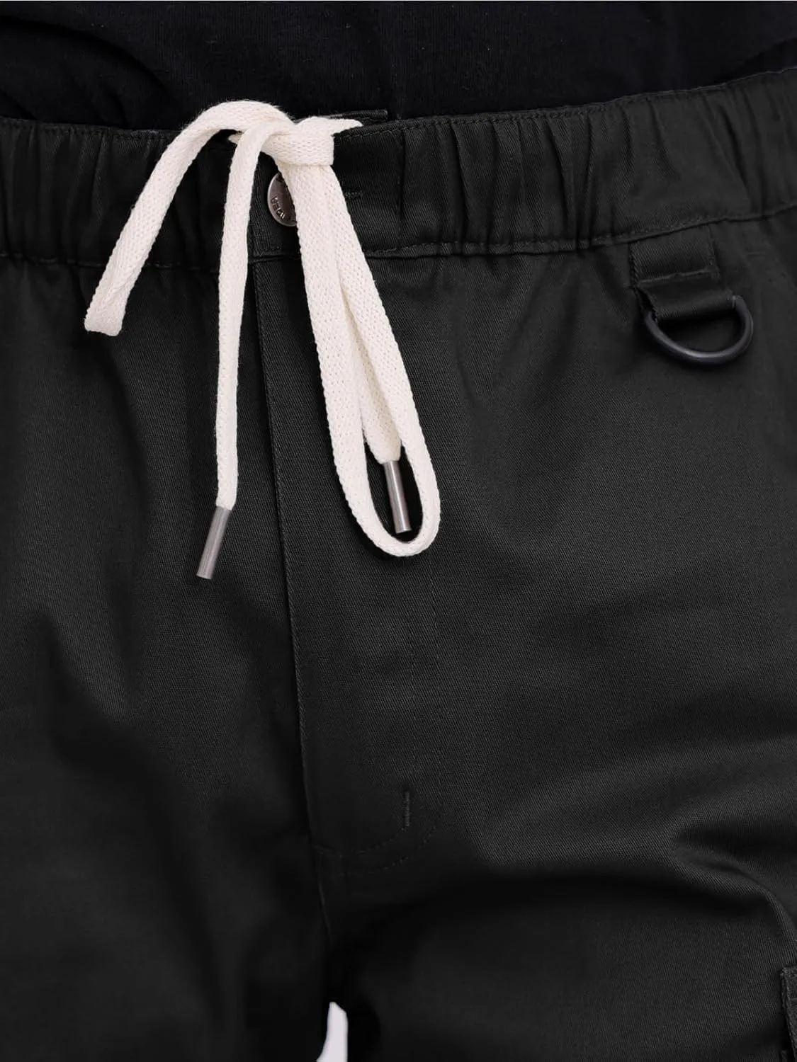 WORK IDEA Men's Cargo Shorts Cotton Drawstring Stretch Short Relaxed Fit