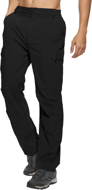 Work Pants for Men Waterproof Lightweight Quick Dry Travel Fishing Camping Men Hiking Cargo Pants Outdoor 6 Pockets