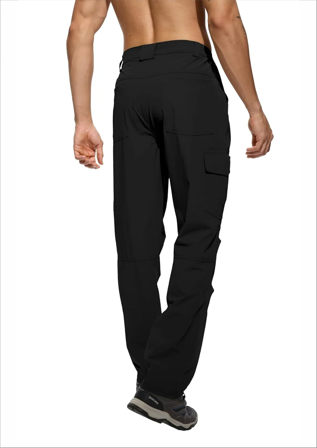 Work Pants for Men Waterproof Lightweight Quick Dry Travel Fishing Camping Men Hiking Cargo Pants Outdoor 6 Pockets