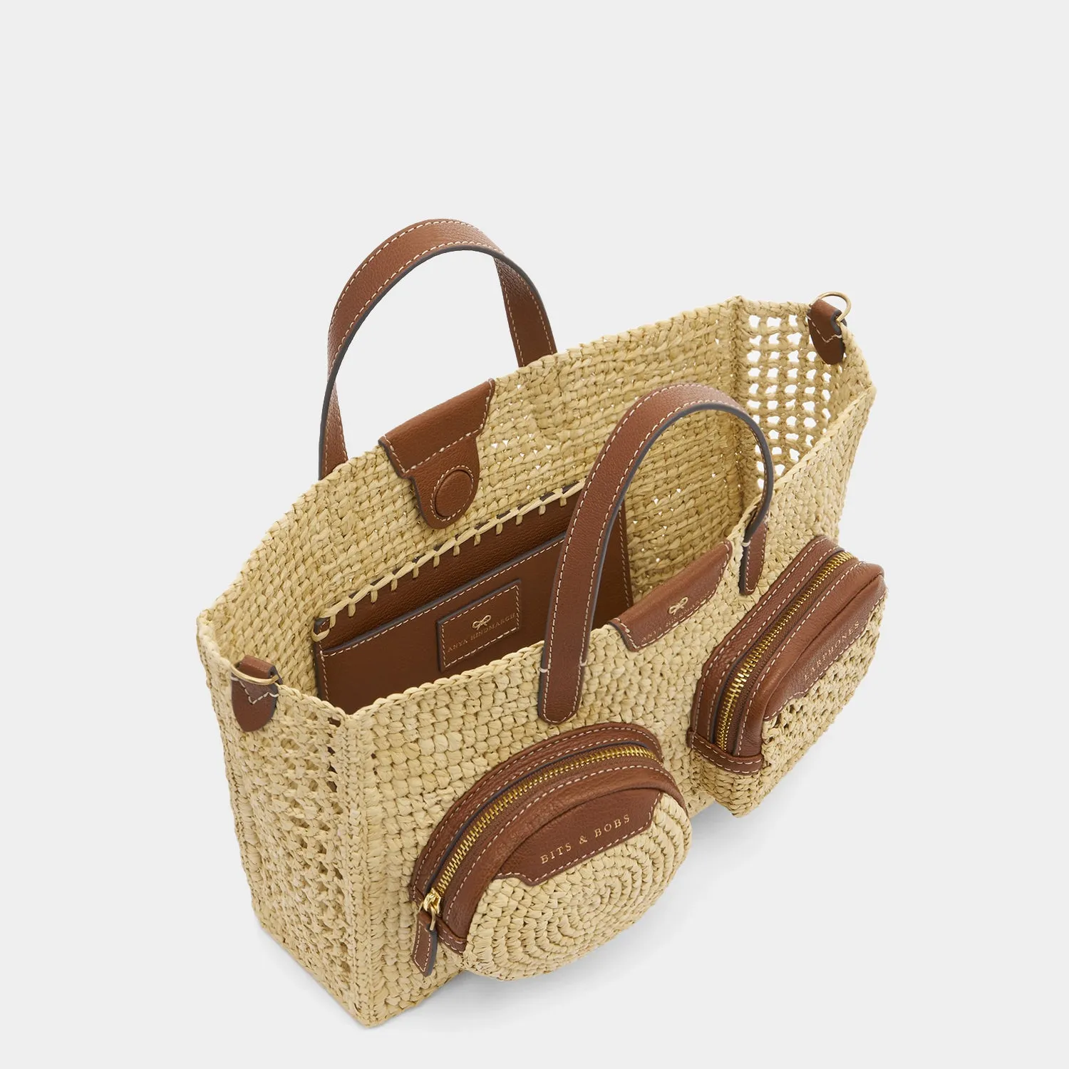X/S Raffia Holiday Cross-body Tote