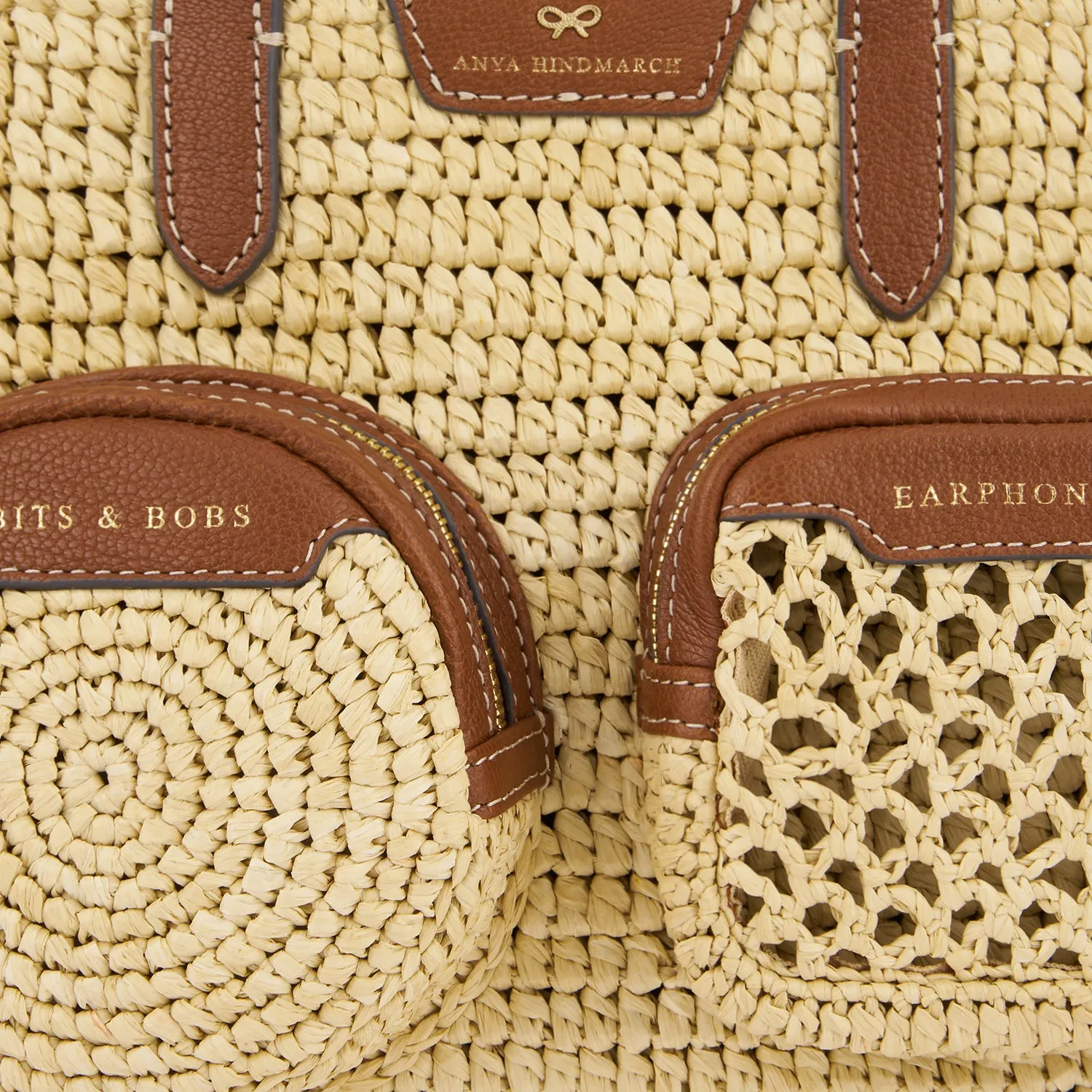 X/S Raffia Holiday Cross-body Tote