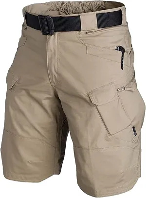 YAXHWIV Mens Tactical Shorts 11" Waterproof Hiking Fishing Breathable Quick Dry Cargo Short Shorts Regular(NO Belt)