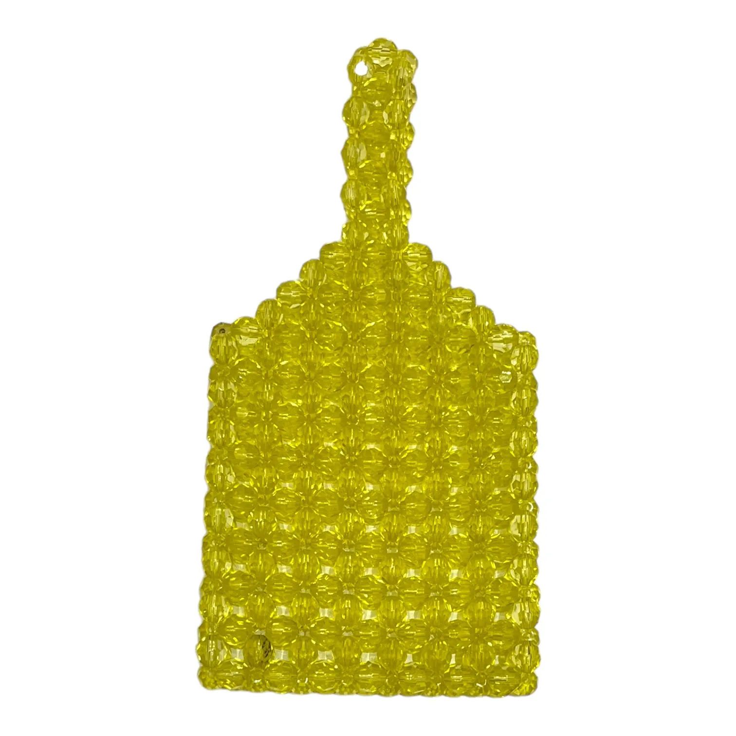 Yellow Beaded Bag