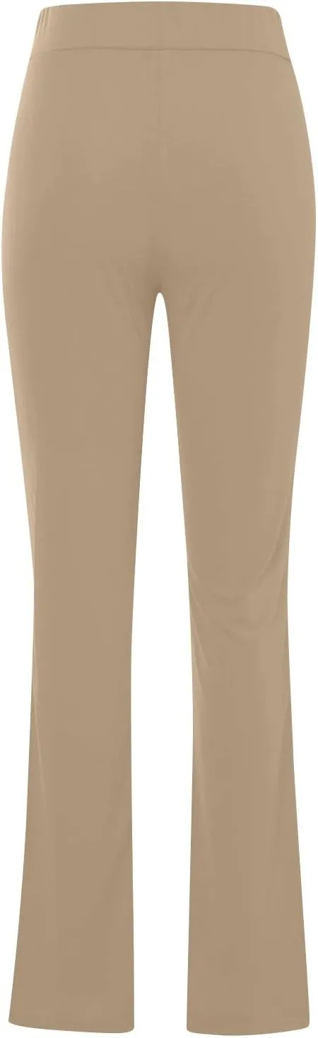 Yoga Flared Pants for Women High Waisted Bootcut Workout Tummy Control Leggings Trendy Stretchy Athletic Trousers