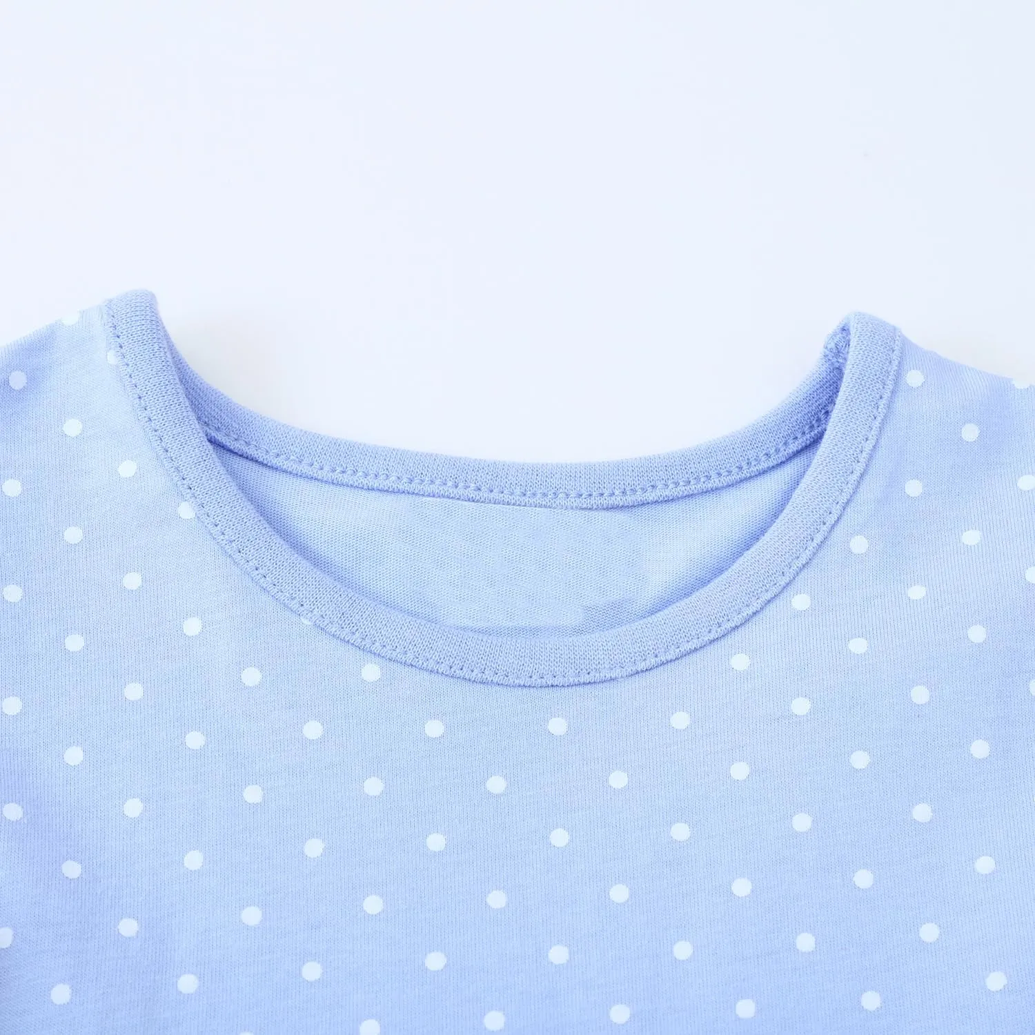 Youlebao Toddler Girls Cotton Embroidery Applique Short Sleeve Casual Dress