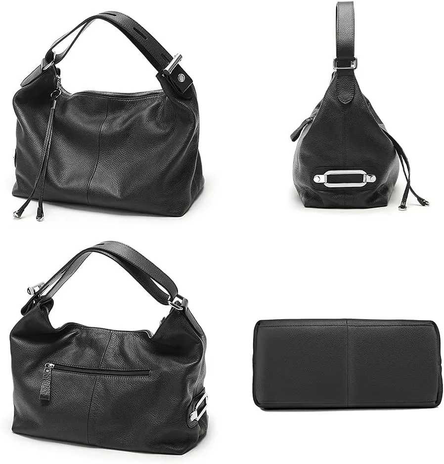 zency 6 Colors Fashion 100% Real Genuine Leather Women Shoulder Bag Handbag Lady Casual Tote