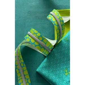Zipper Tape - Lime Pebble
