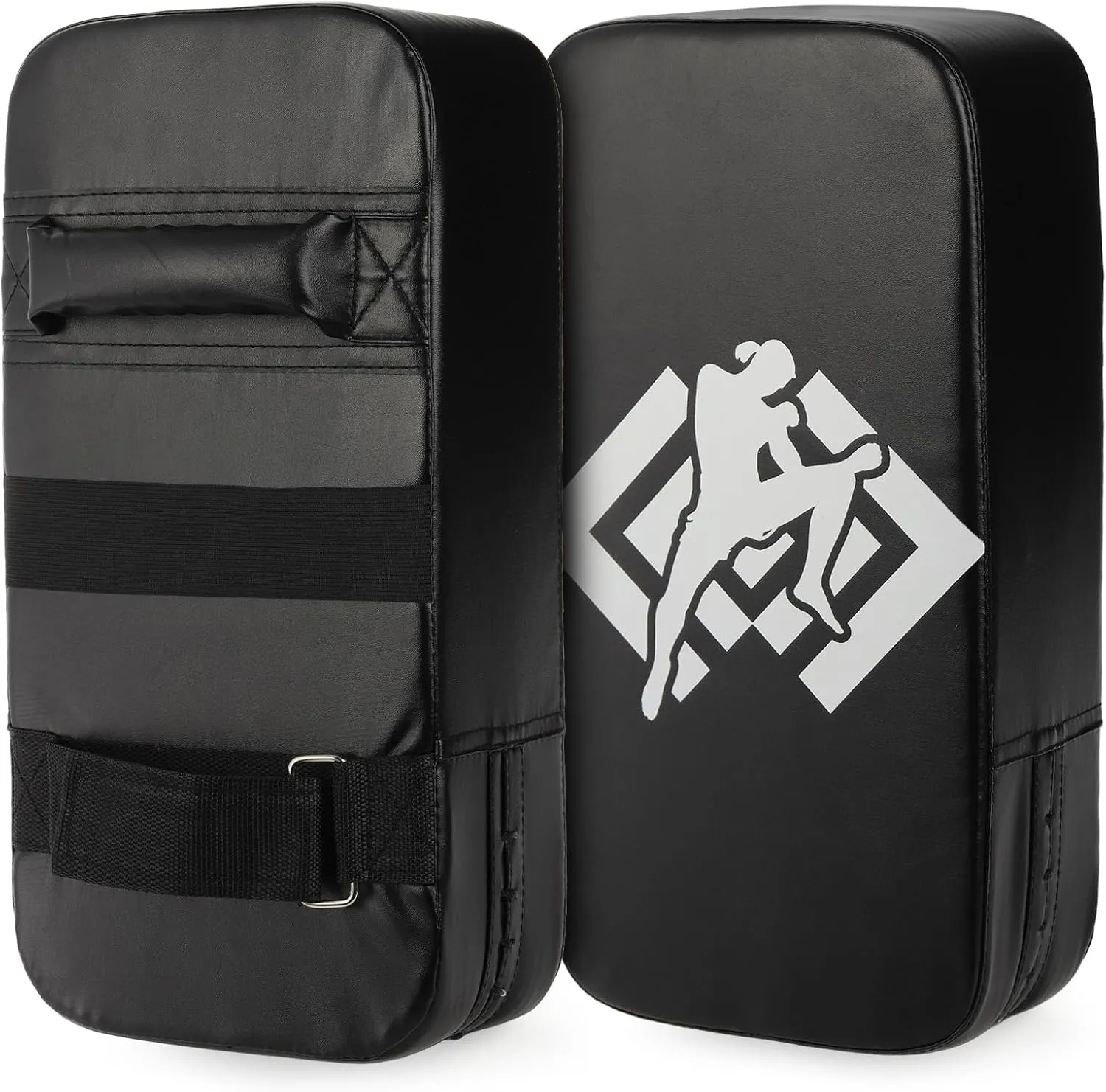 ZOOFOX 2 Pack Muay Thai Pads, Boxing Equipment Kicking Punching Shield, MMA Karate Taekwondo Training Pads for Men Women Gym