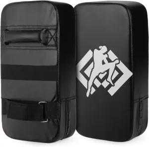 ZOOFOX 2 Pack Muay Thai Pads, Boxing Equipment Kicking Punching Shield, MMA Karate Taekwondo Training Pads for Men Women Gym